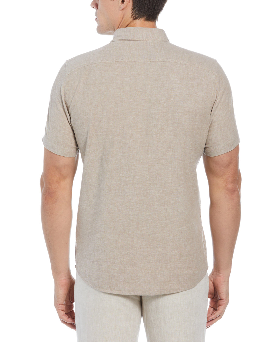Untucked Linen Heather Shirt (Stone) 