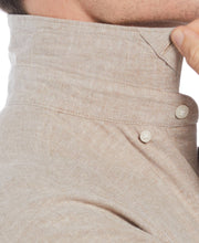 Untucked Linen Heather Shirt (Stone) 