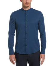 Untucked Total Stretch Slim Fit Banded Collar Shirt (Titan) 