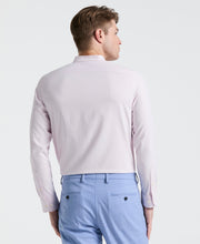 Untucked Total Stretch Slim Fit Banded Collar Shirt (Orchid Ice) 