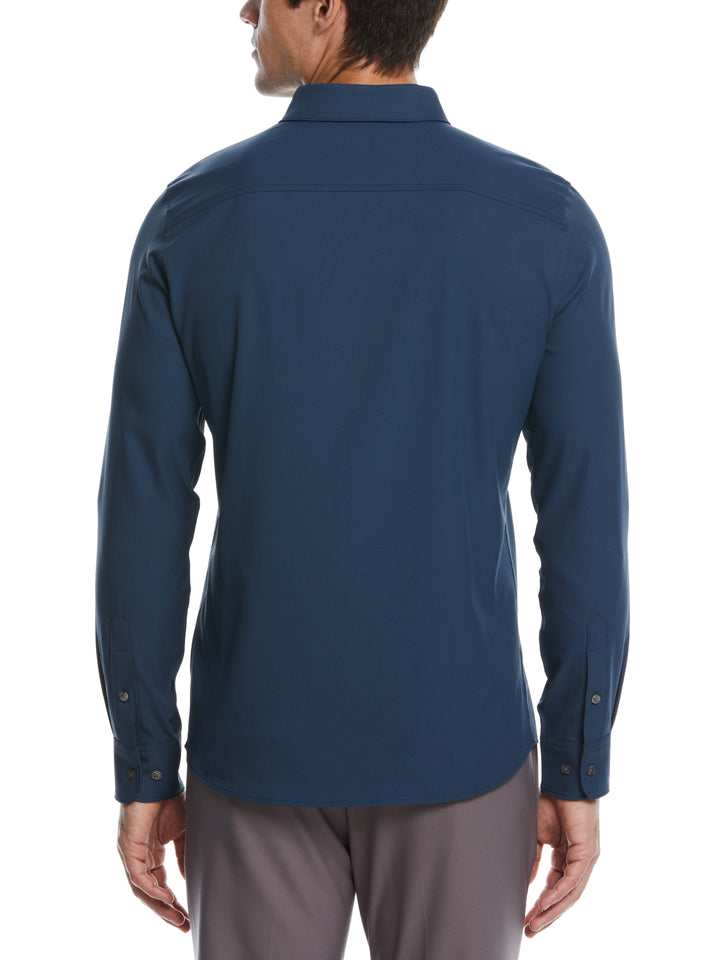 Untucked Total Stretch Slim Fit Solid Shirt (Big Dipper) 
