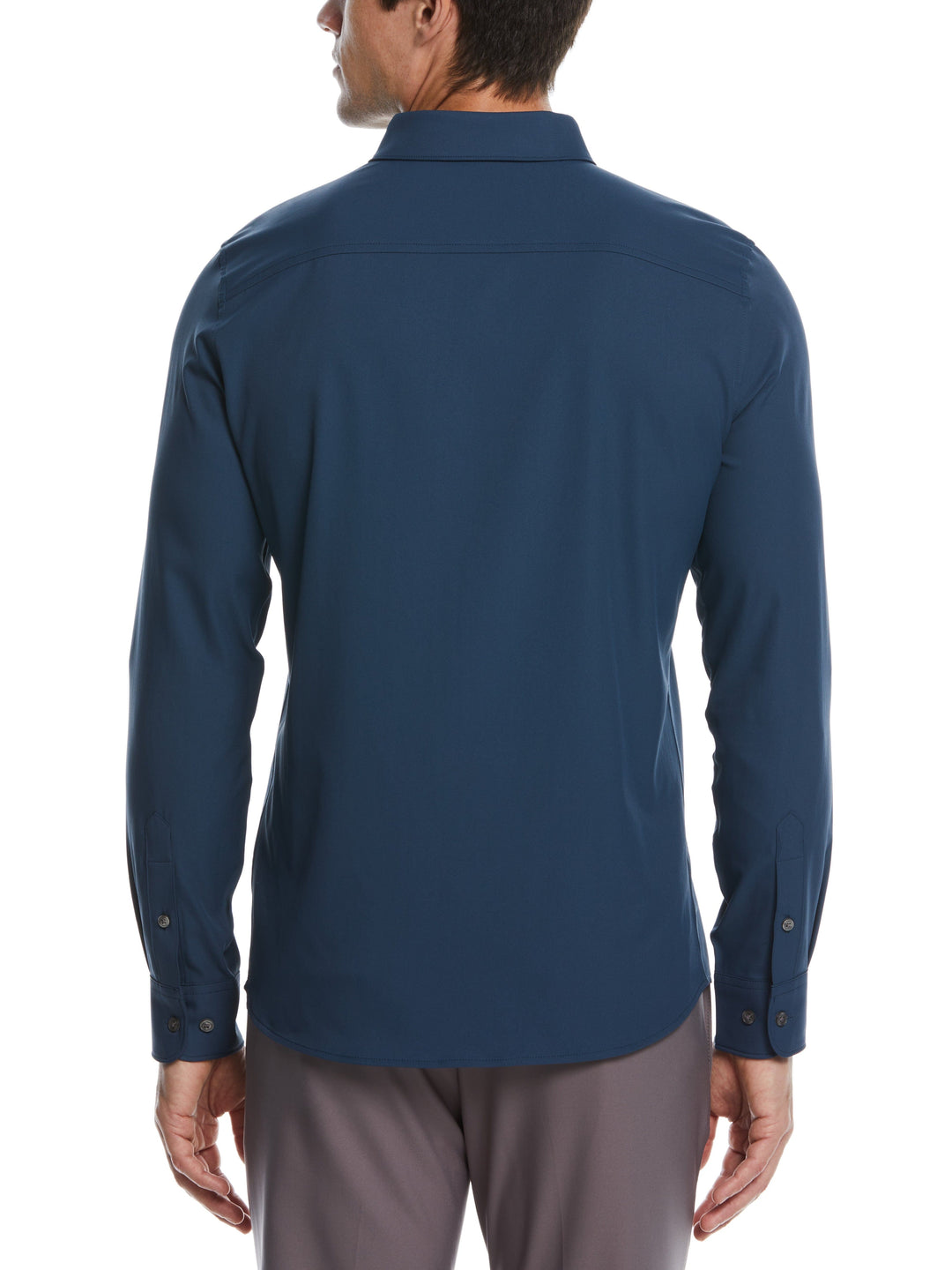 Untucked Total Stretch Slim Fit Solid Shirt (Big Dipper) 