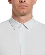 Long Sleeve Hbd Tringl Grid Ts Shirt (Egret) 