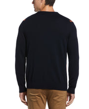 Vertical Stripe Tech Cardigan (Dark Sapphire) 