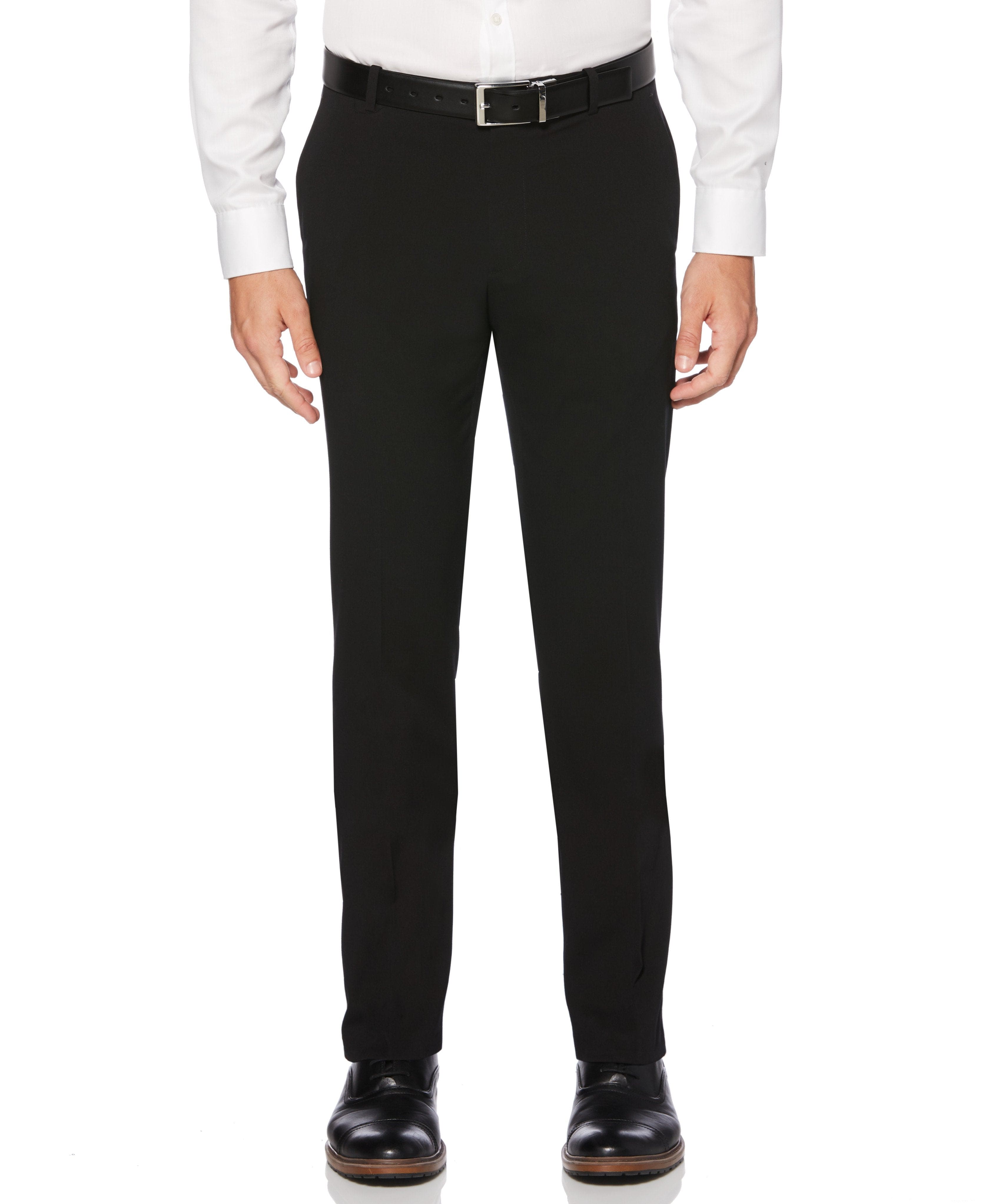 PERRY ELLIS PORTFOLIO スラックス ブラック Very Slim Fit Performance Tech Suit Pant – Perry Ellis