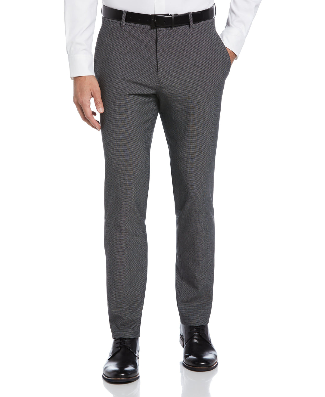 Textured Suit Pant (Black) 