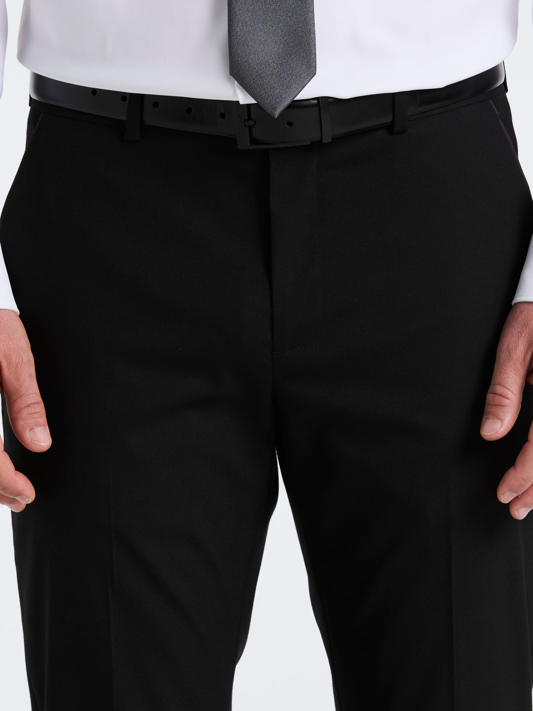 Very Slim Fit Stretch Tuxedo Pant (Black) 
