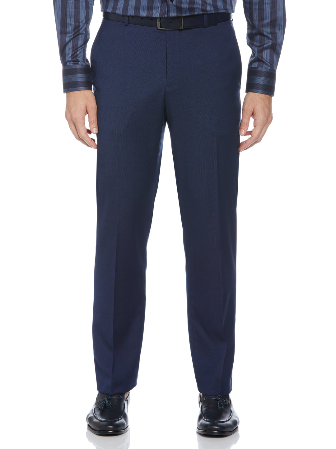 perry ellis dress pants Portfolio Men's Slim Fit Non-Iron Textured Stretch Pant, Chinchilla, 36W x 34L at Amazon Men's Clothing store Glen plaid designTailored fitFlat Perry Ellis Men's Slim Micro