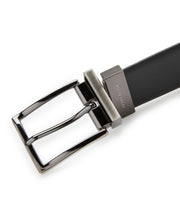 Wavy Black Leather Belt (Blk20) 