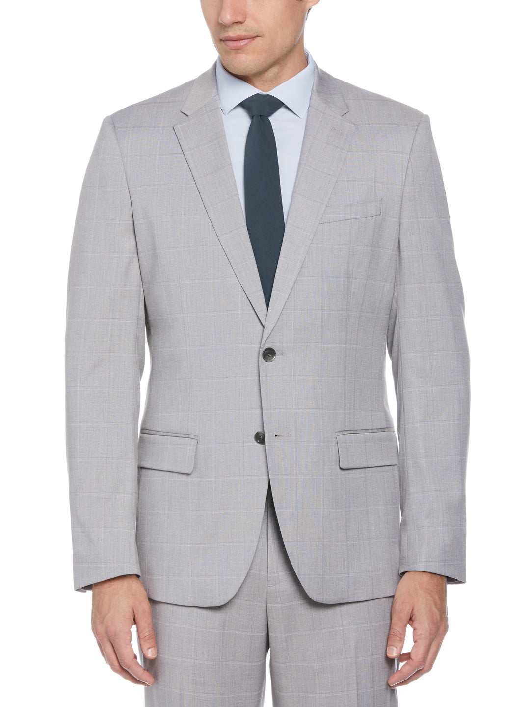 Windowpane Plaid Jacket (Felt Grey) 