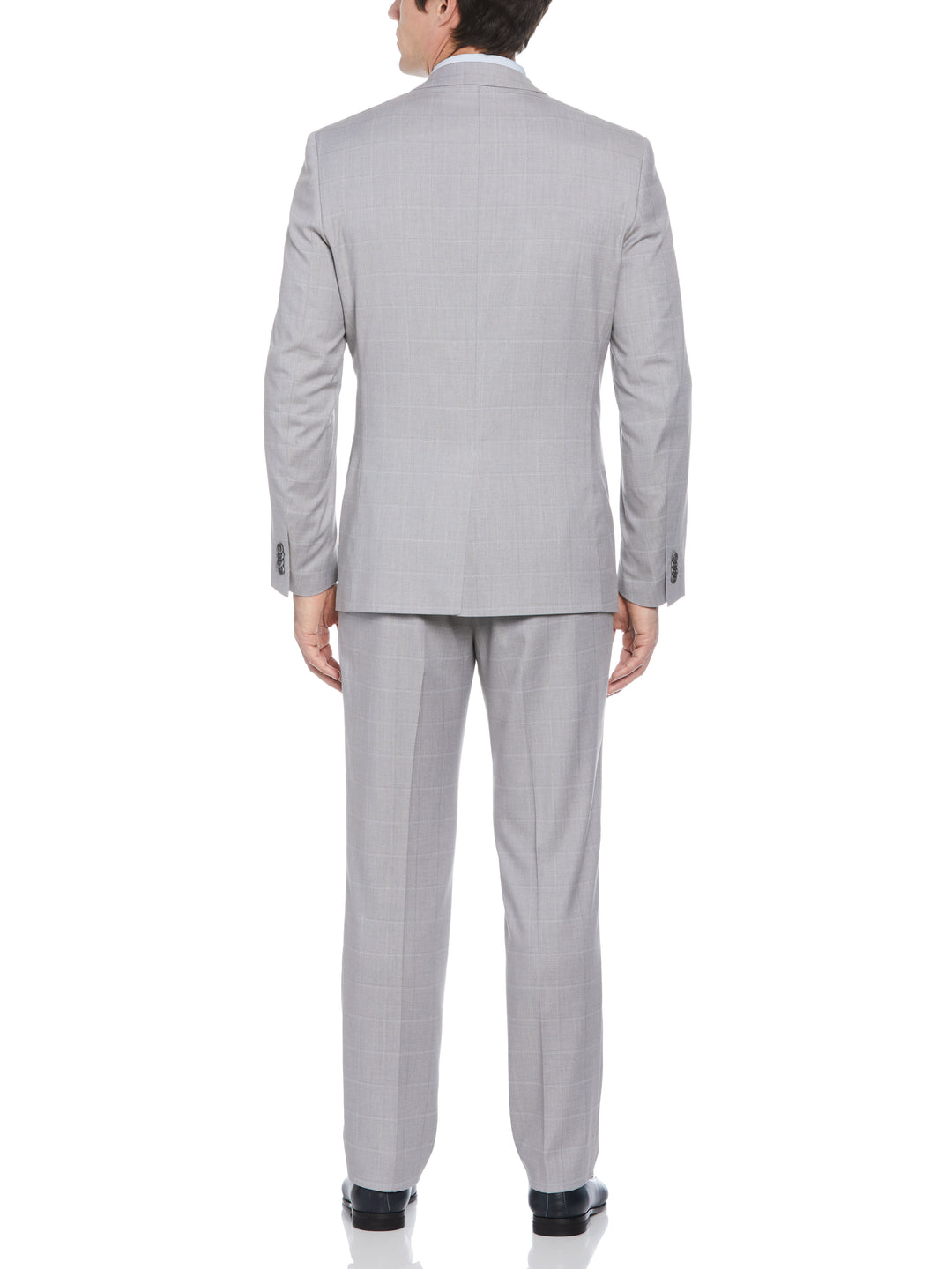 Windowpane Plaid Jacket (Felt Grey) 