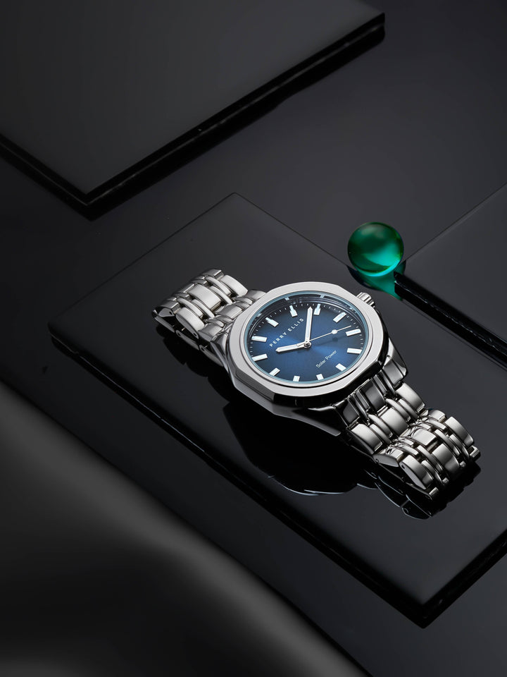 Perry Ellis 42mm Solar Powered Bracelet Watch