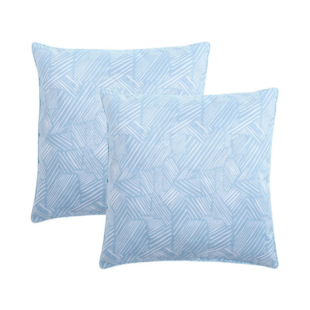 Veronique Blue 18" x 18" Outdoor Pillows (2pk)