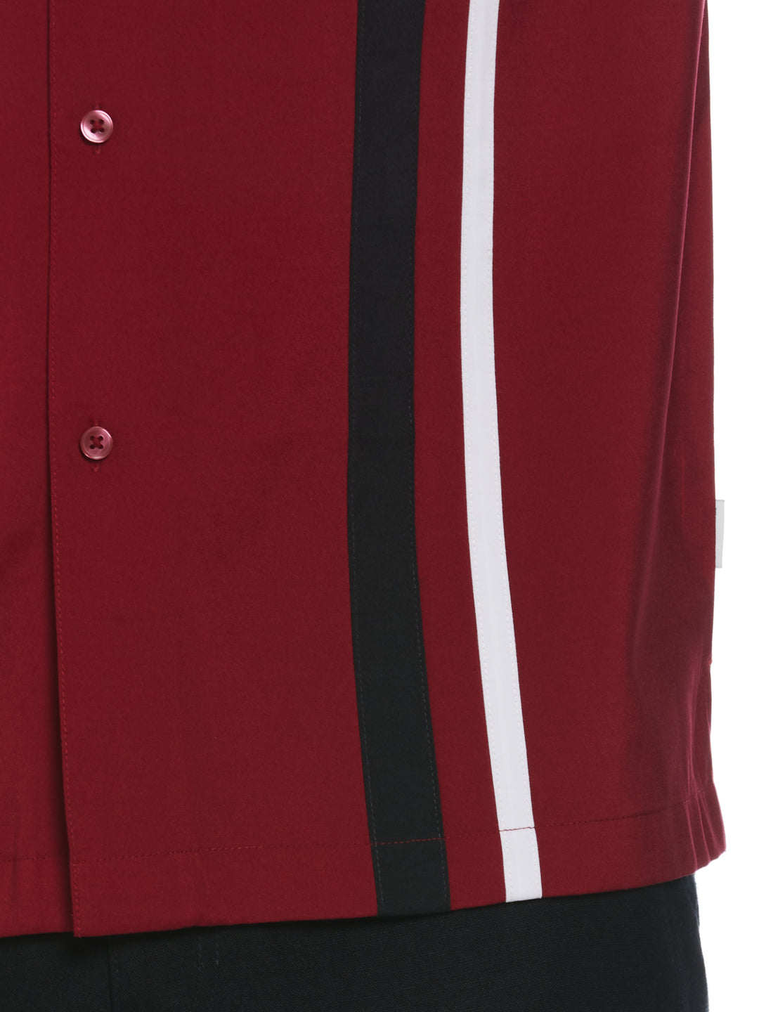 Camp Collar Retro Panel Shirt (Biking Red) 