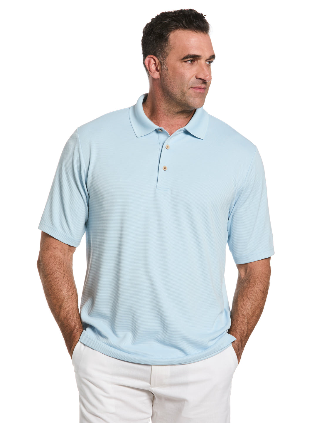 Big & Tall Ottoman Polo Shirt (Dream Blue) 