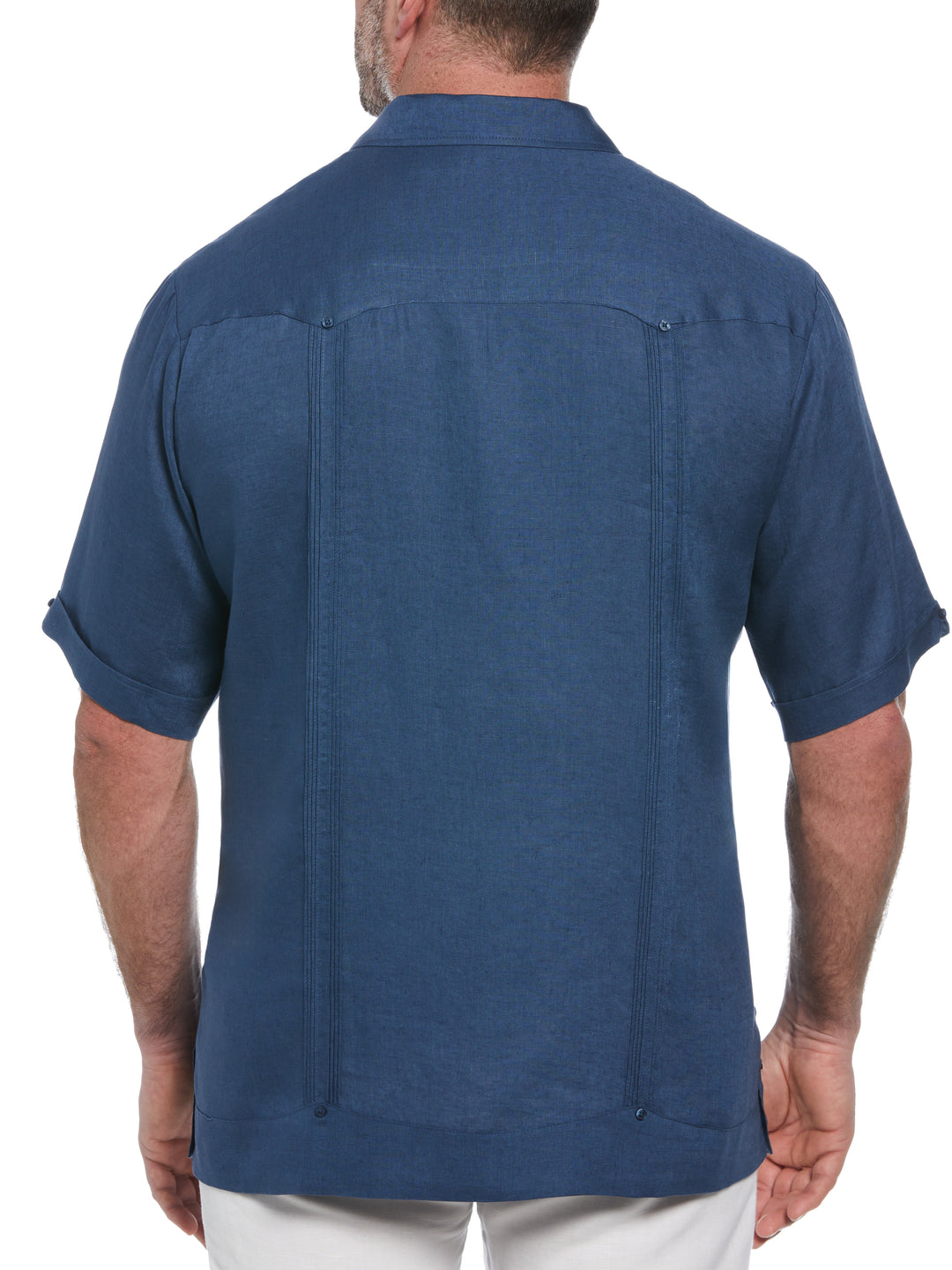 Linen Guayabera Shirt (Ensign Blue) 