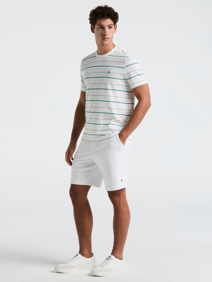 Jersey Multi Stripe Tee (Bright White) 