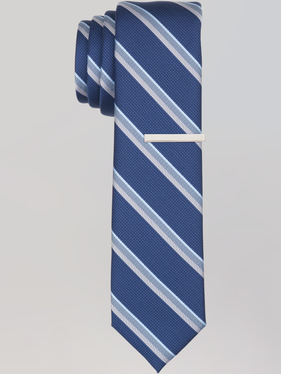 DAVISON STRIPE TIE (Navy) 