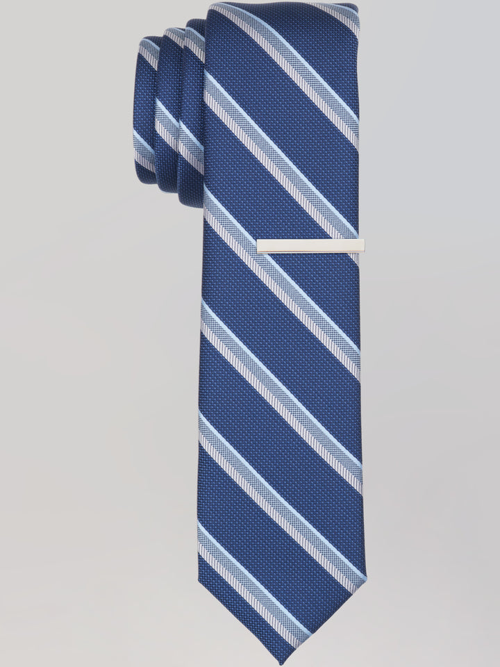 DAVISON STRIPE TIE (Navy) 