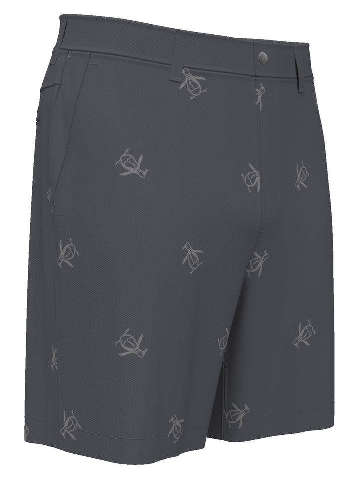 Pete Embroidered Flat Front Golf Shorts (Quiet Shade) 