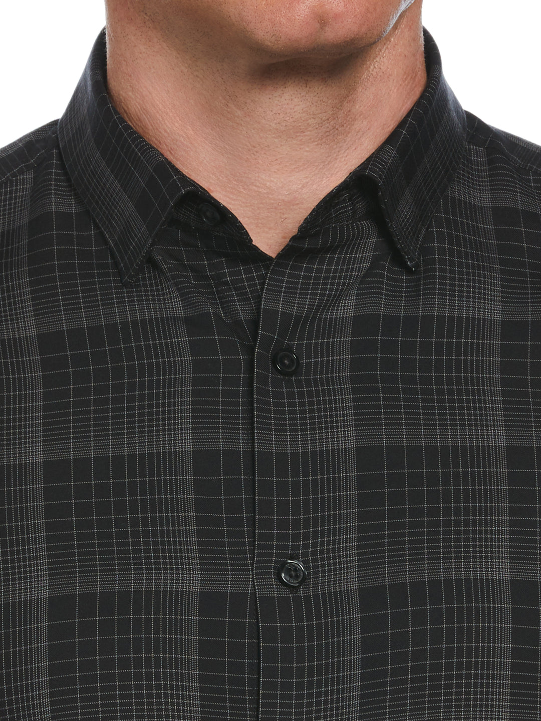Twill Checkered Button Down Shirt (Night Owl) 