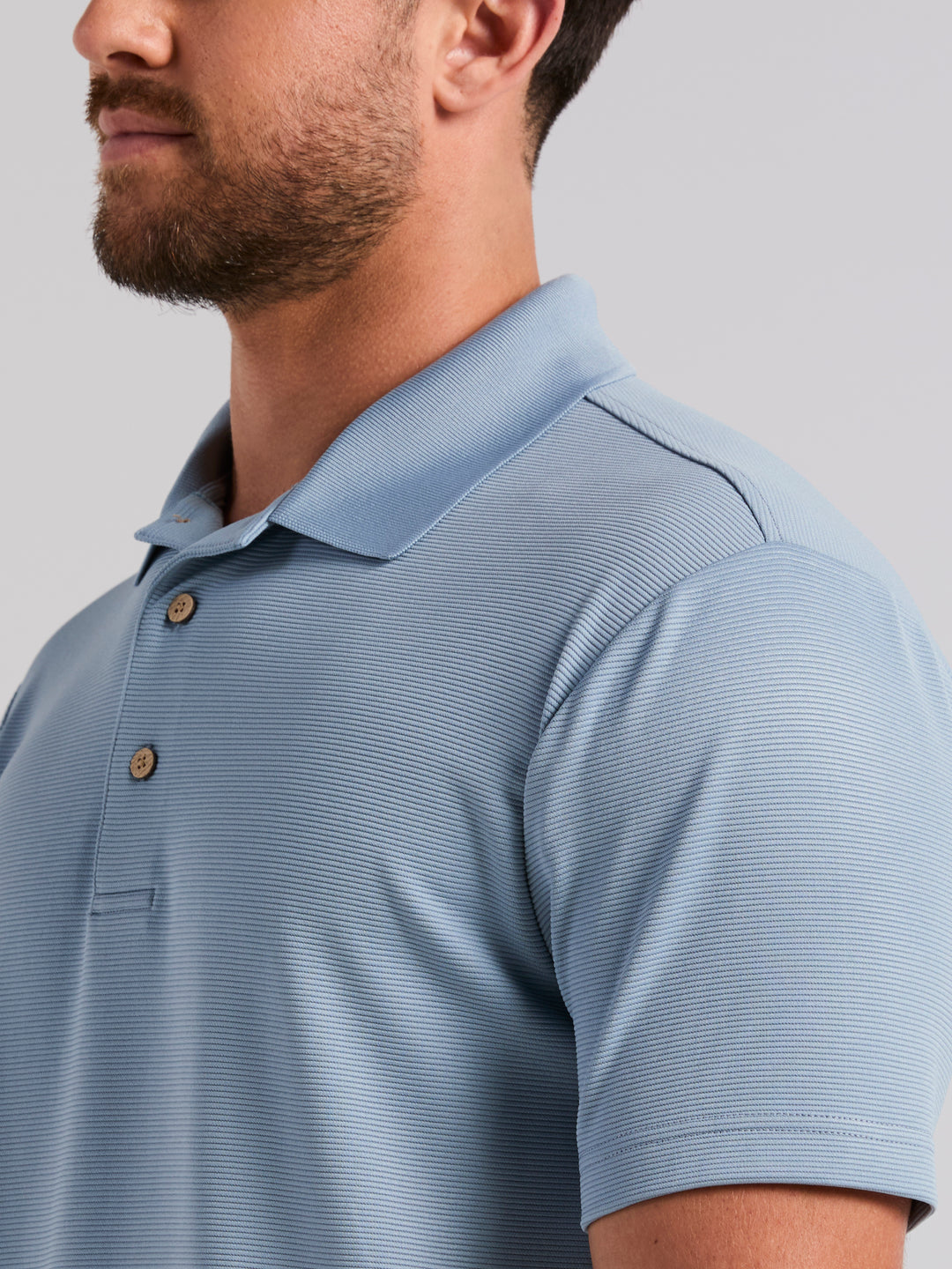 Wicking Ottoman Golf Polo Shirt (Mountain Spring) 