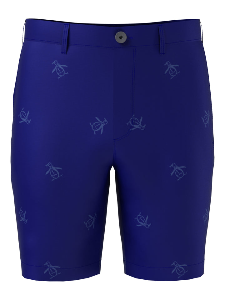 Pete Embroidered Flat Front Golf Shorts (Limoges) 