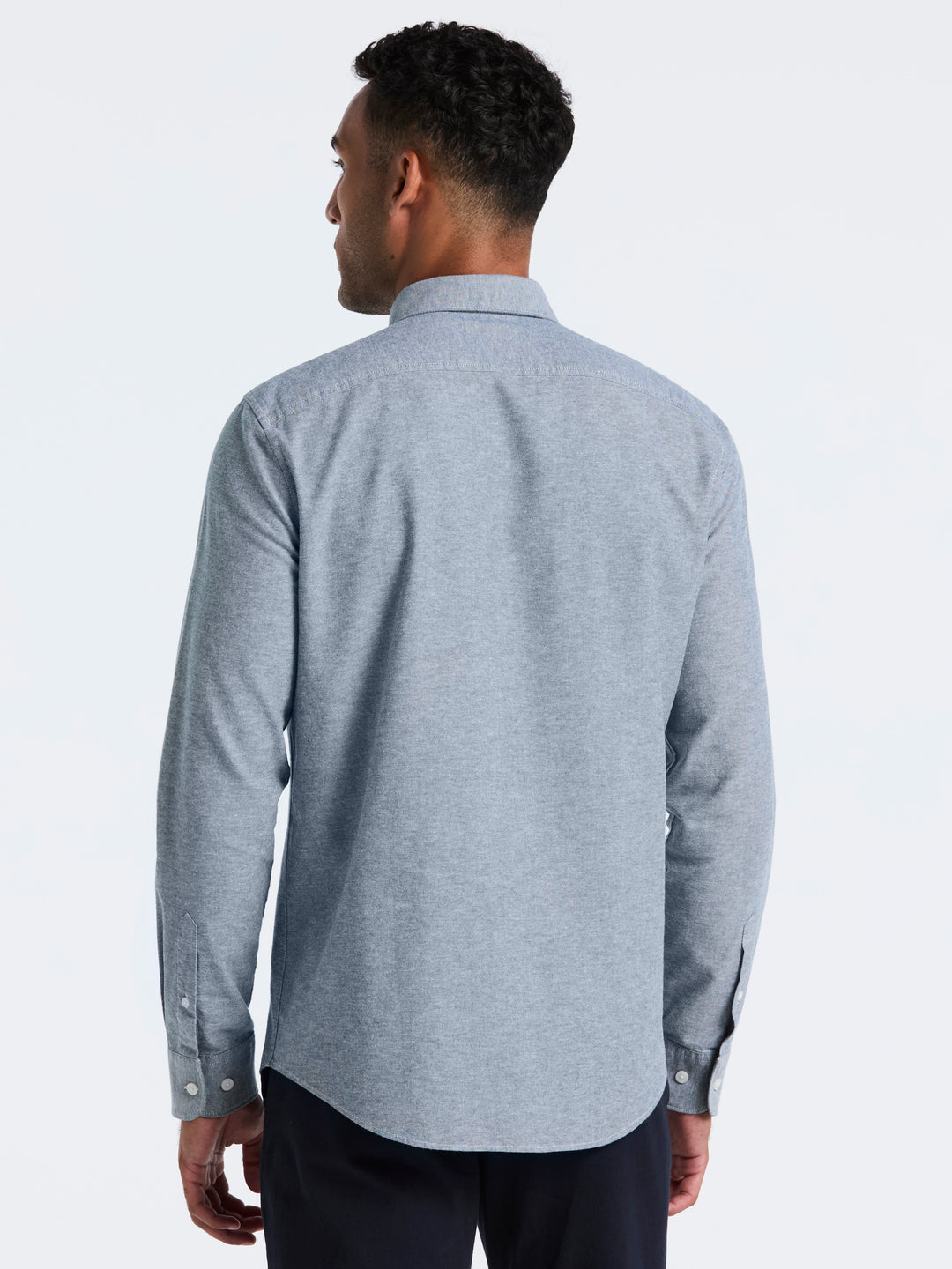 Oxford Long Sleeve Button-Down Shirt (Reflecting Pond) 