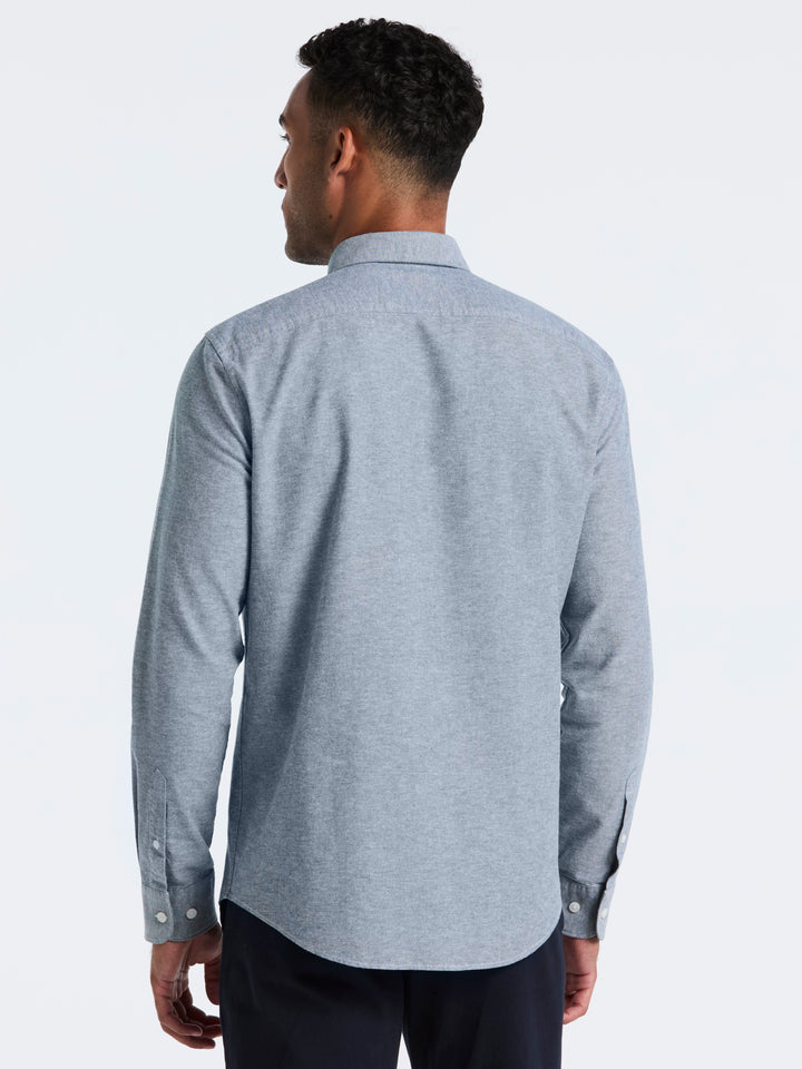Oxford Long Sleeve Button-Down Shirt (Reflecting Pond) 