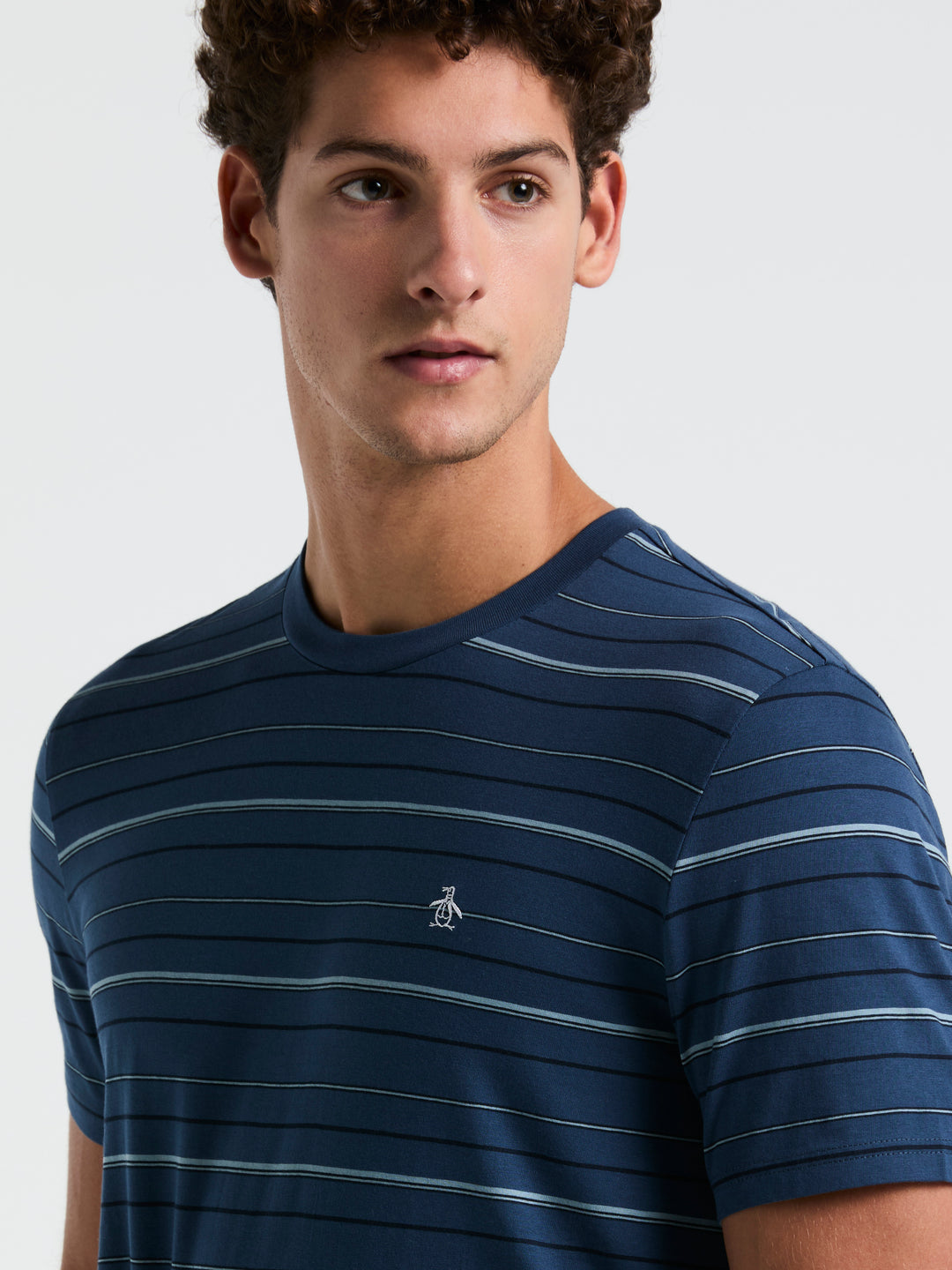 Jersey Multi Stripe Tee (Sargasso Sea) 