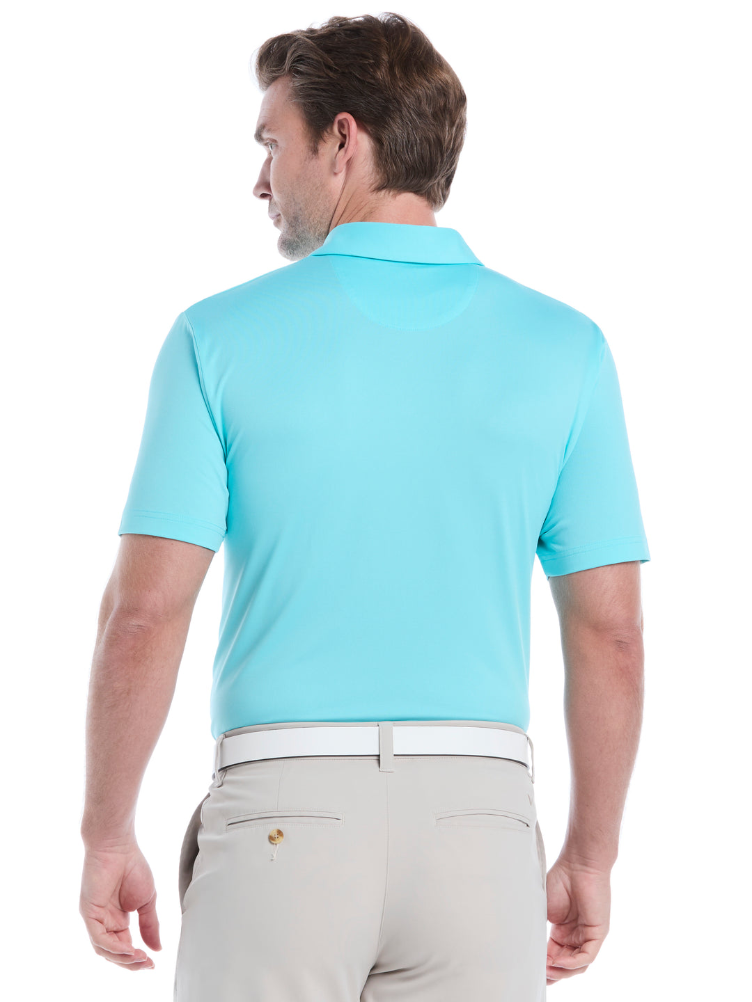Mens Micro Hex Solid Color (Blue Radiance) 