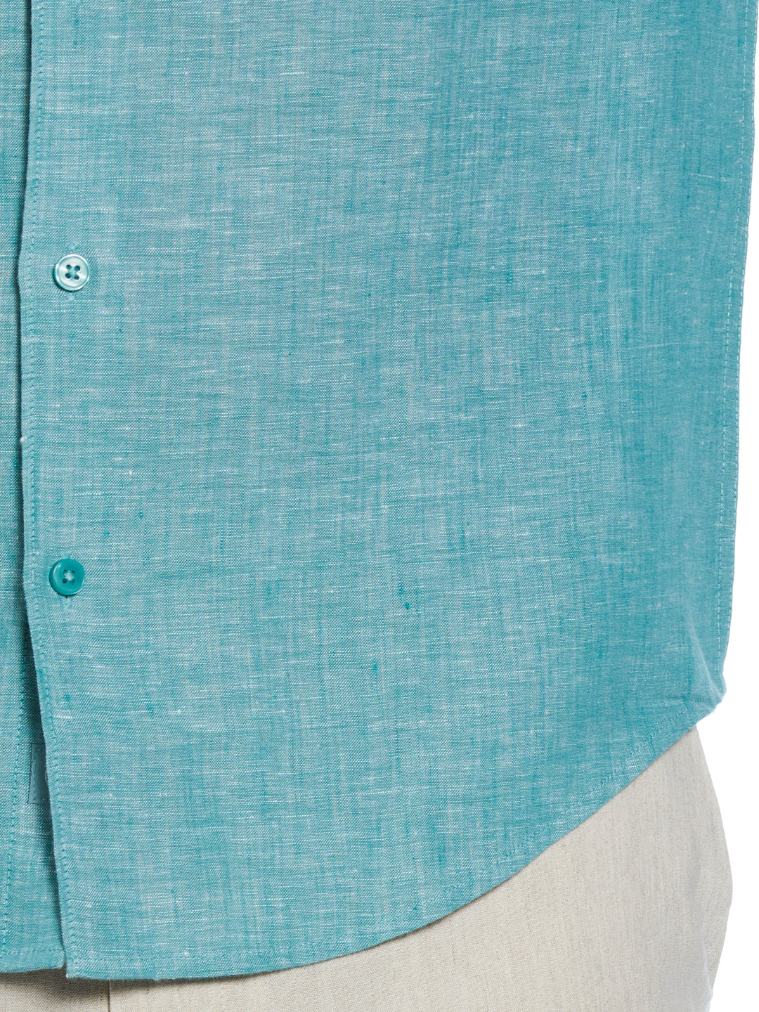 Linen Blend Wrinkle-Resistant Shirt (Bayou) 