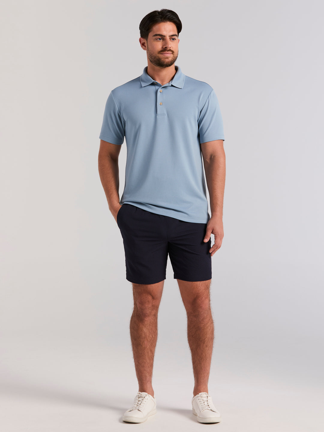 Wicking Ottoman Golf Polo Shirt (Mountain Spring) 