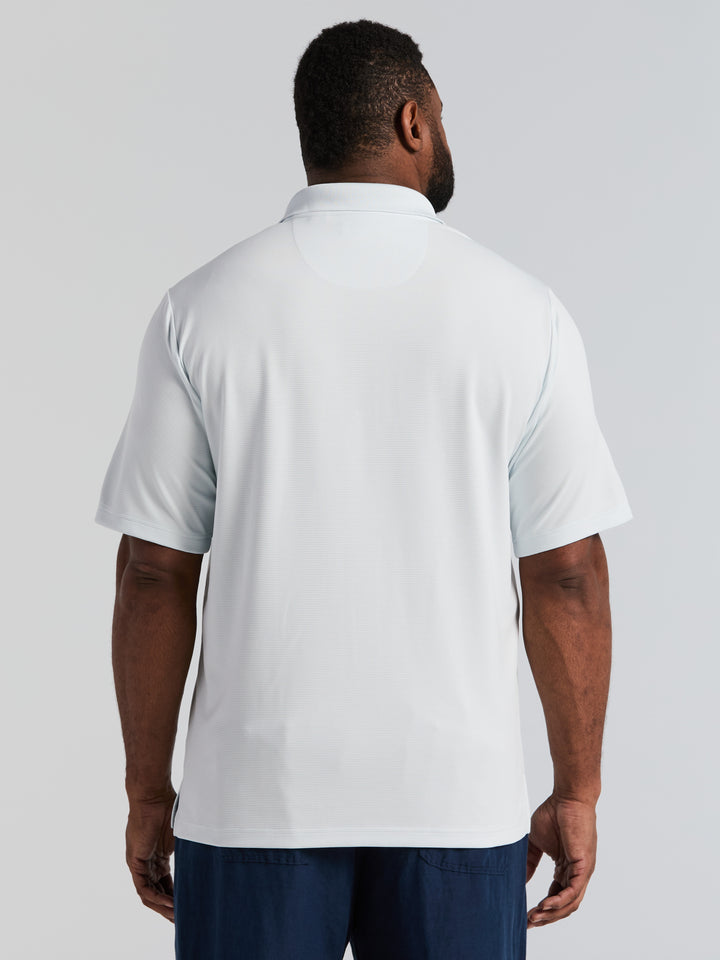Big & Tall Ottoman Polo Shirt (Ice Melt) 