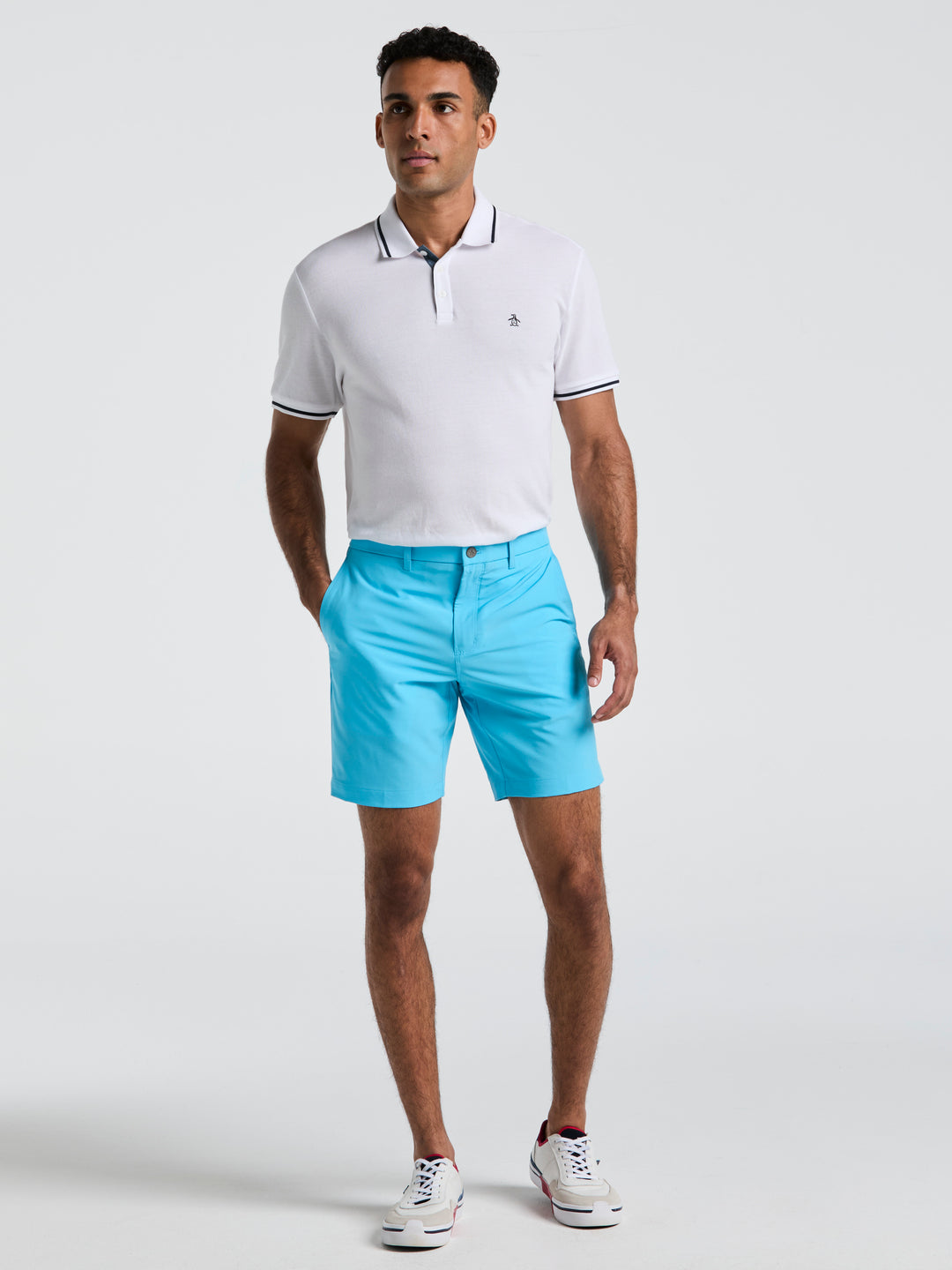 Technical 8" Golf Short (Aquarius) 