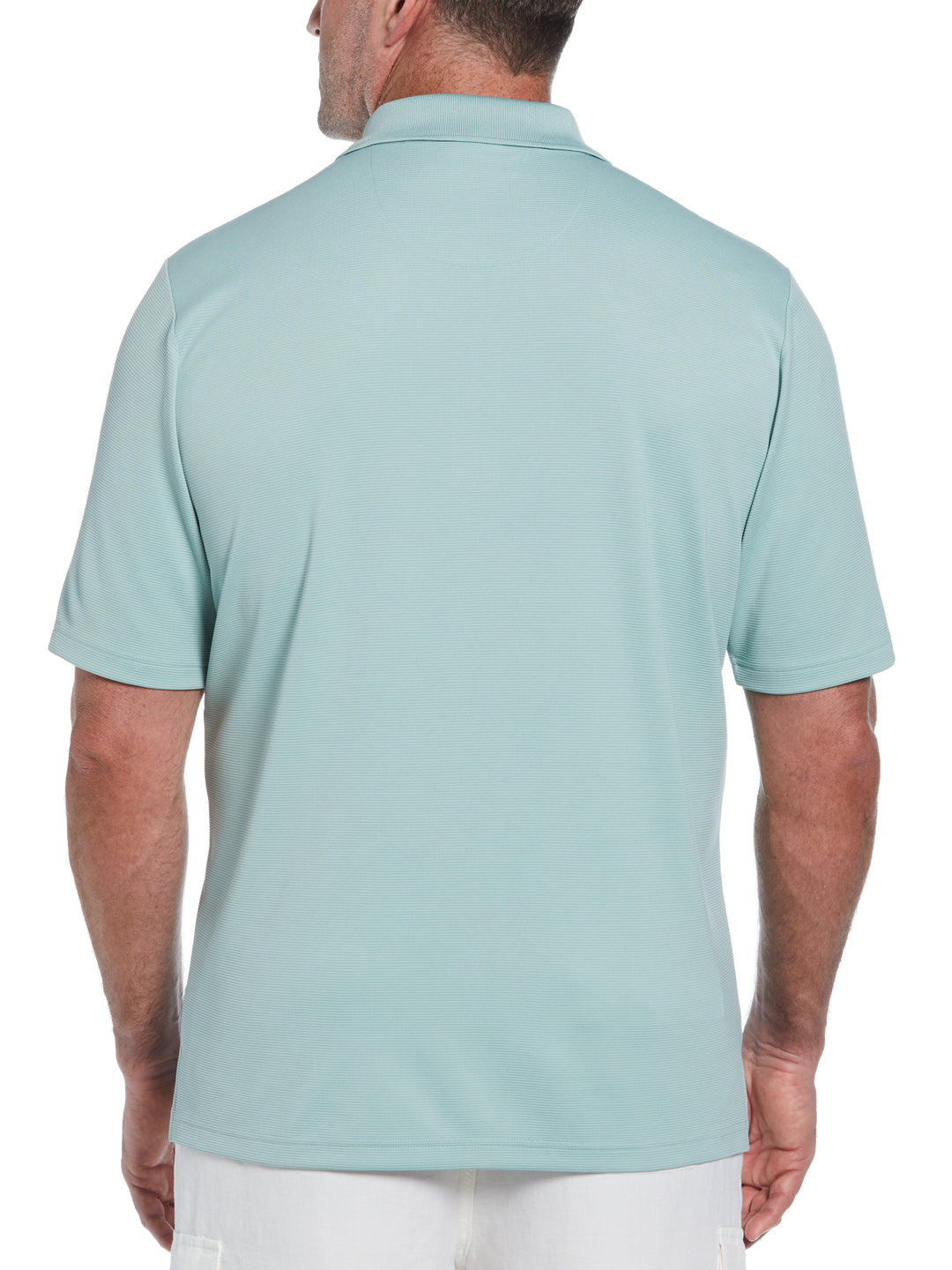 Big & Tall Ottoman Polo Shirt (Blue Surf) 