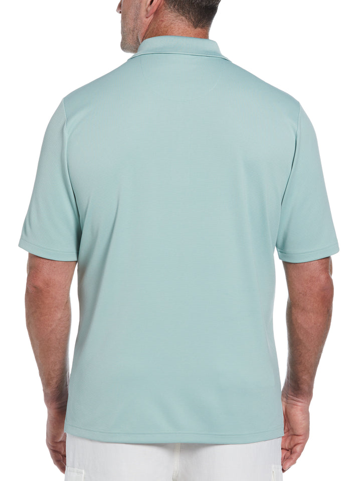Big & Tall Ottoman Polo Shirt (Blue Surf) 