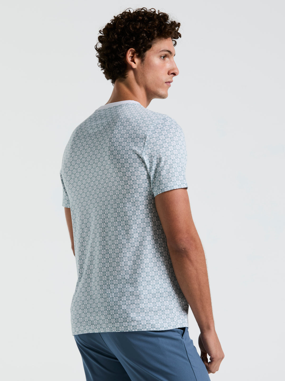Pete Check Tee (Bright White) 