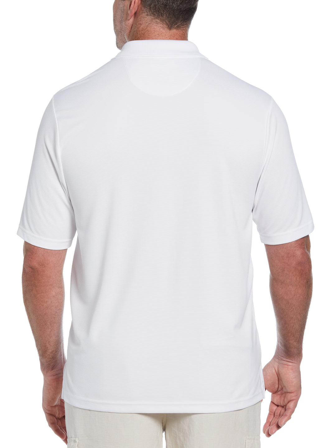 Big & Tall Ottoman Polo Shirt (Bright White) 