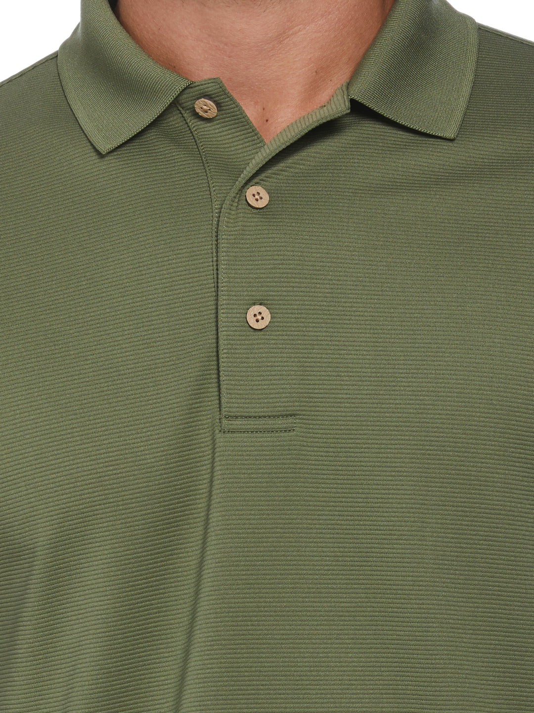 Wicking Ottoman Golf Polo Shirt (Olivine) 