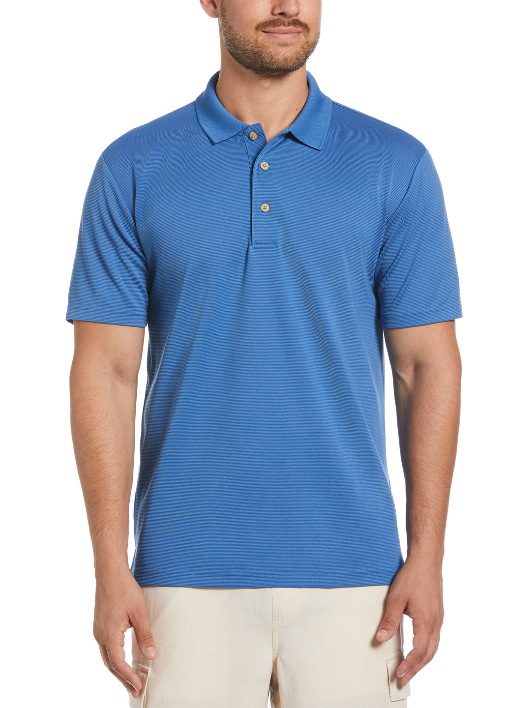 Wicking Ottoman Golf Polo Shirt (Delft) 