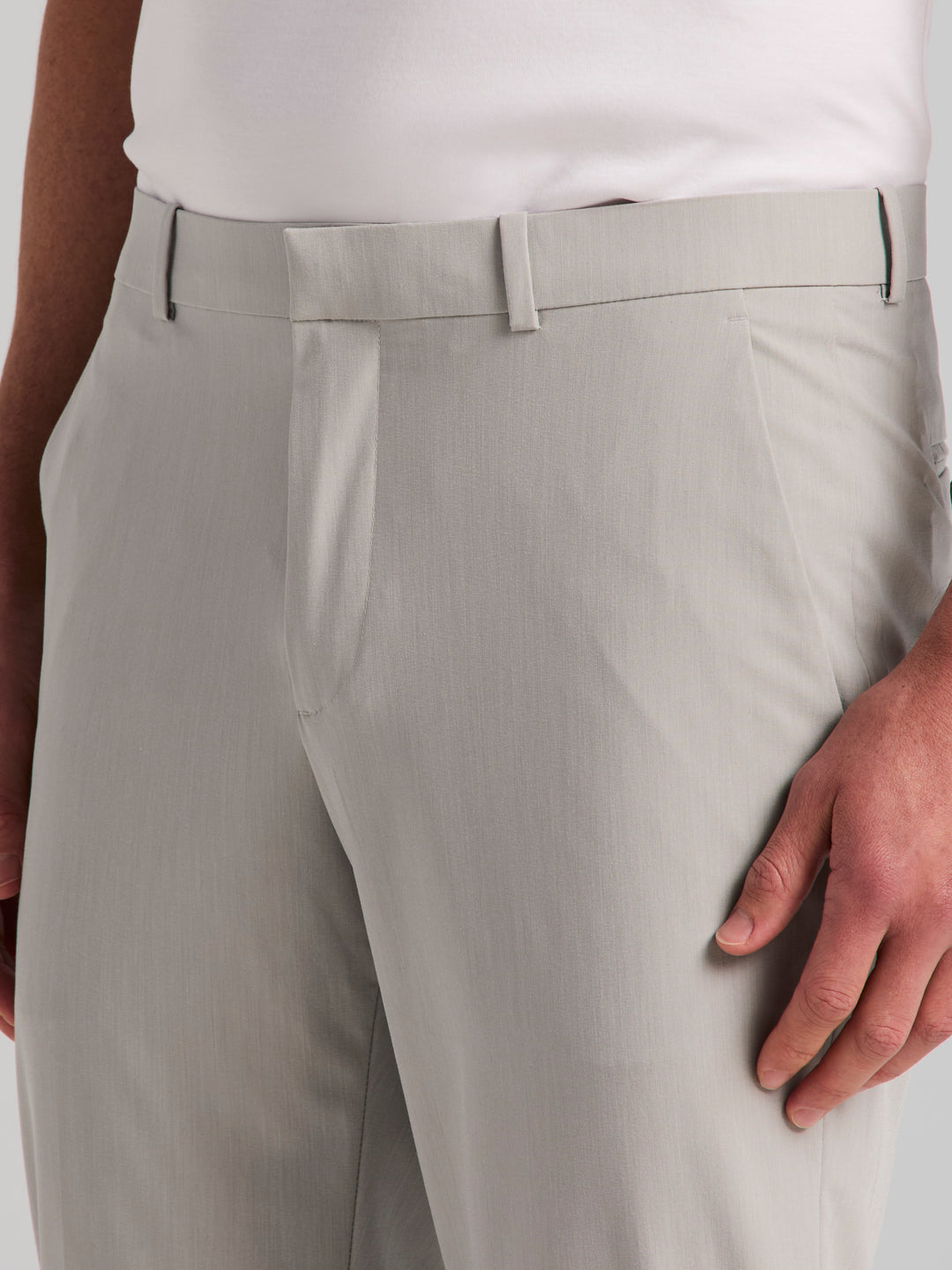 Slim Fit Total Stretch Suit Pants (Quiet Gray) 