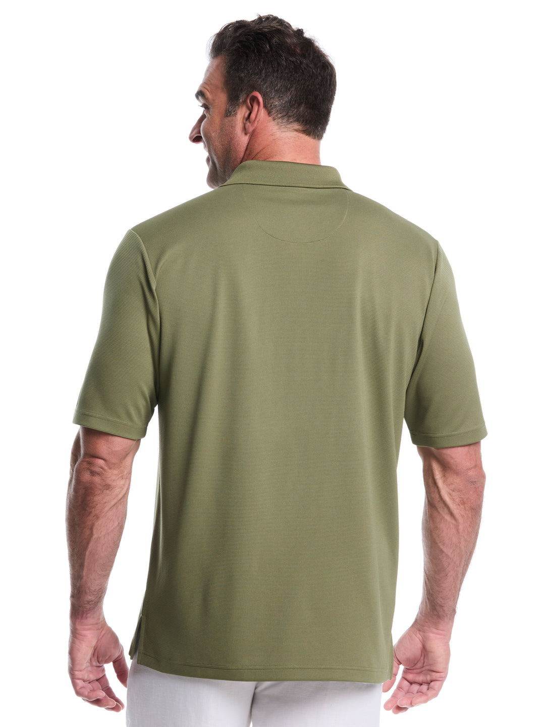 Big & Tall Ottoman Polo Shirt (Olivine) 