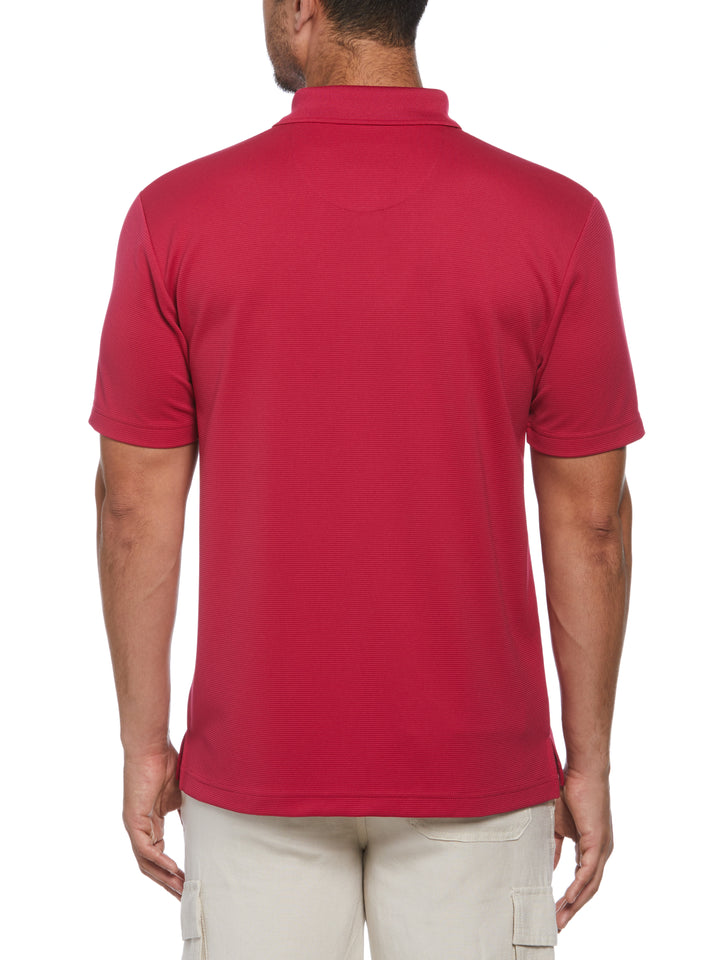 Wicking Ottoman Golf Polo Shirt (Sangria) 