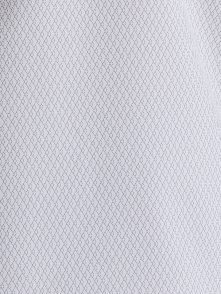 Slim Fit Diamond Geo Print Shirt (Chiseled Stone) 