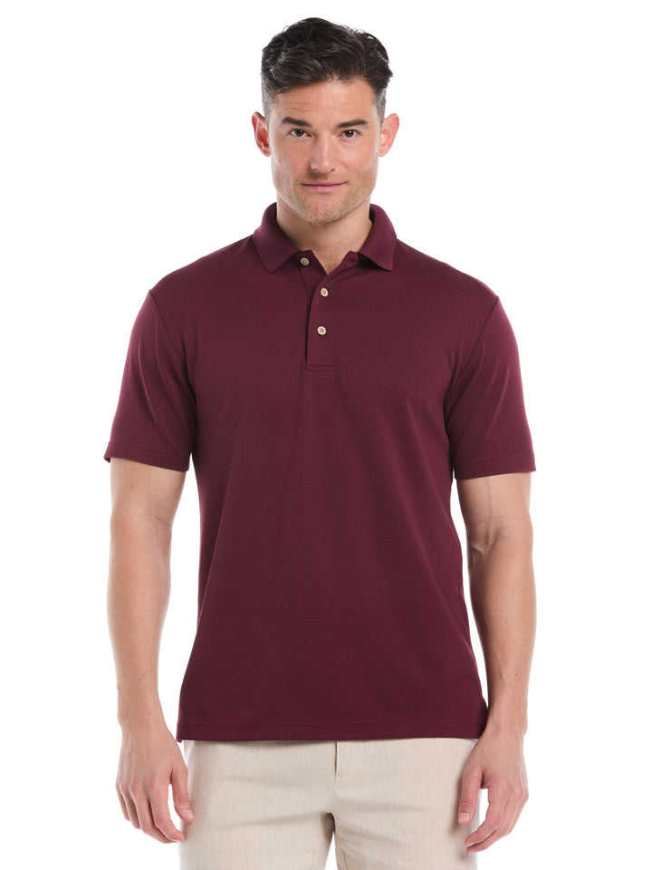 Wicking Ottoman Golf Polo Shirt (Windsor Wine) 