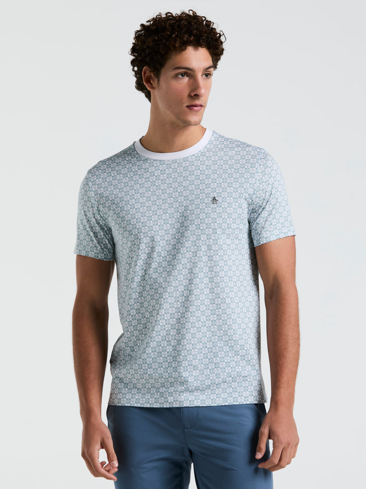 Pete Check Tee (Bright White) 