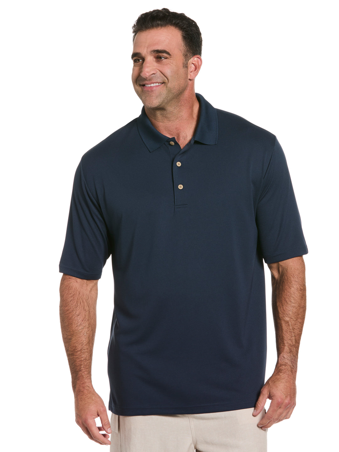 Big & Tall Ottoman Polo Shirt (Dress Blues) 