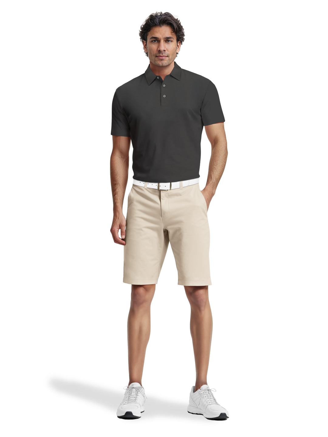 Airflux Mesh Golf Polo (Asphalt) 