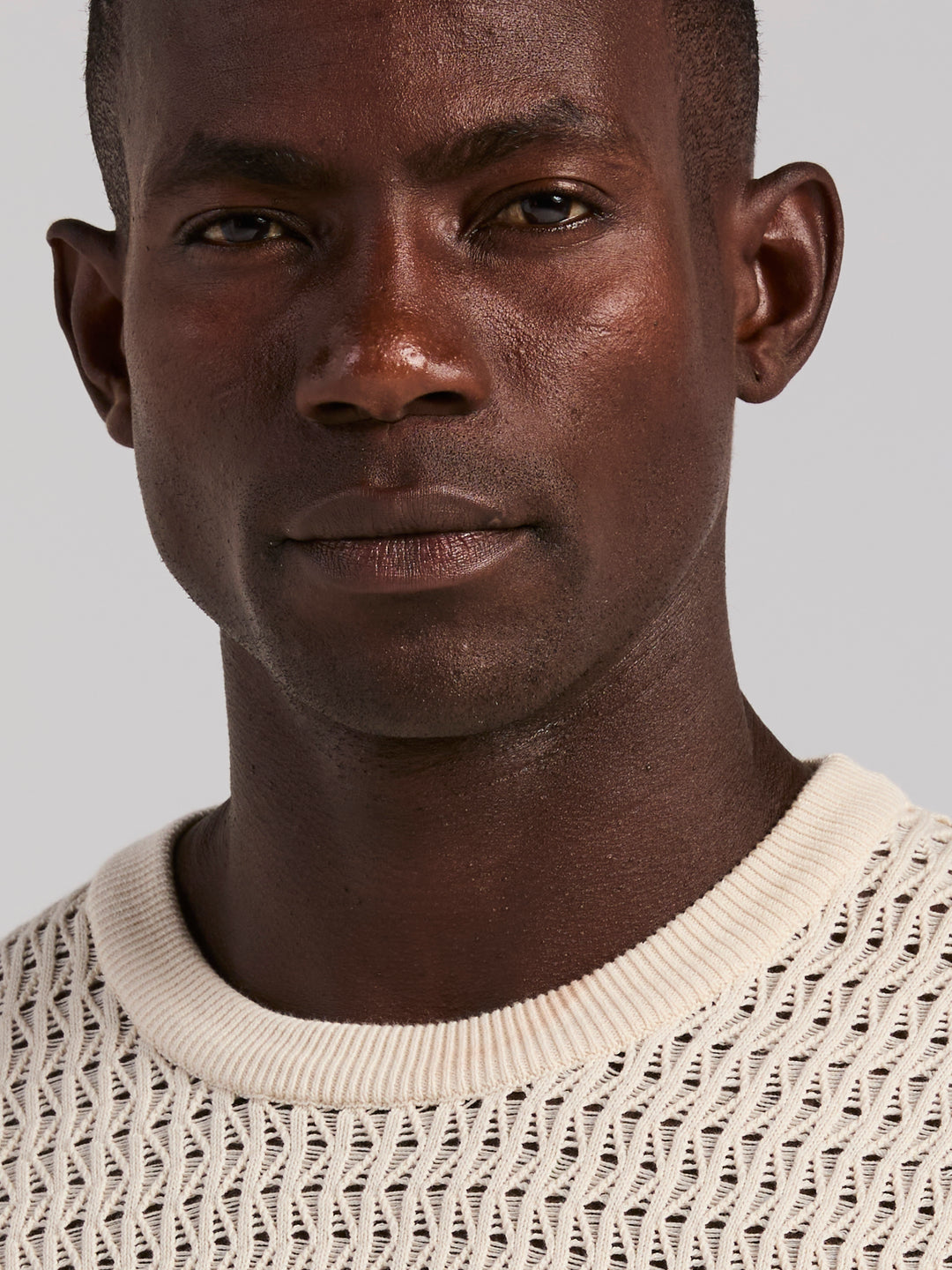 Cotton Crew Neck Sweater (Birch) 